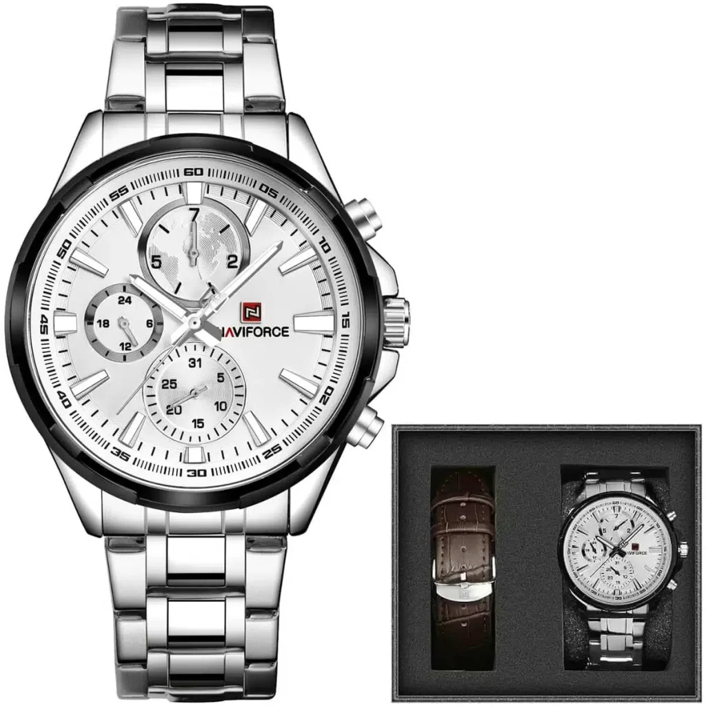 nf9089s s w naviforce watch men white dial metal silver strap quartz battery analog for dream 17.jpg