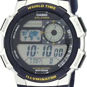 Casio - World map for world time - AE-1000W-2AVDF - MENn