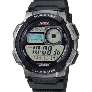 CASIO - World map for world time - AE-1000W-1BVDF - MENn