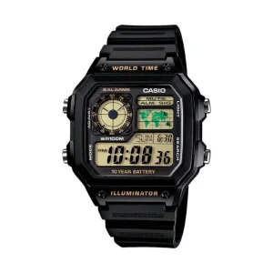 CASIO DIGITAL - AE-1200WH-1BVD - MEN---