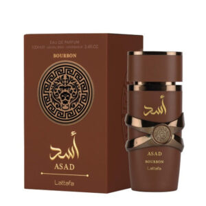 Asad Bourbon Perfume by Lattafa for Men, Eau de Parfum, 100ml 6290362340362