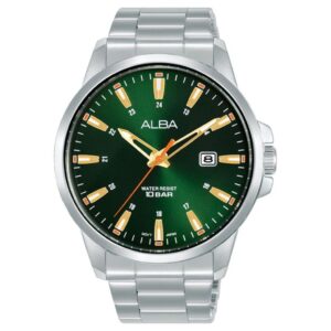 ALBA Men's Hand Watch ACTIVE Stainless Band Black Dial AS9Q53X1