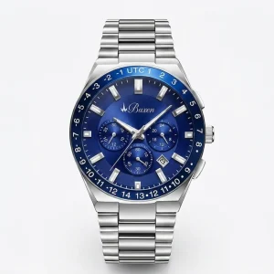 Buren Meridian Chronograph - BU70023 S/S/BU - Men