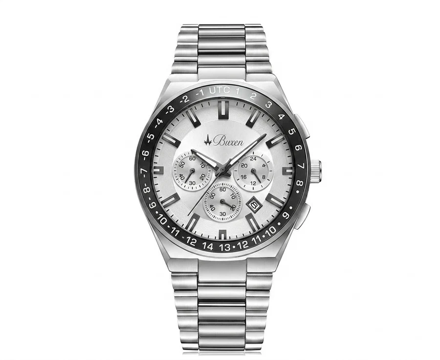 Buren Meridian Chronograph - BU70023 S/S/S - Men