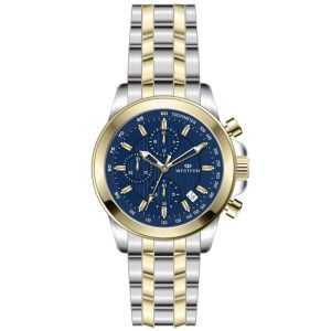 WESTERN - W8848GCB010D - GOLD - BLUE DIAL - MEN