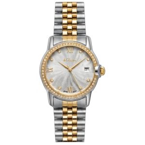 Buren Crown Royale - White Dial -  BU20015LT-S - Women