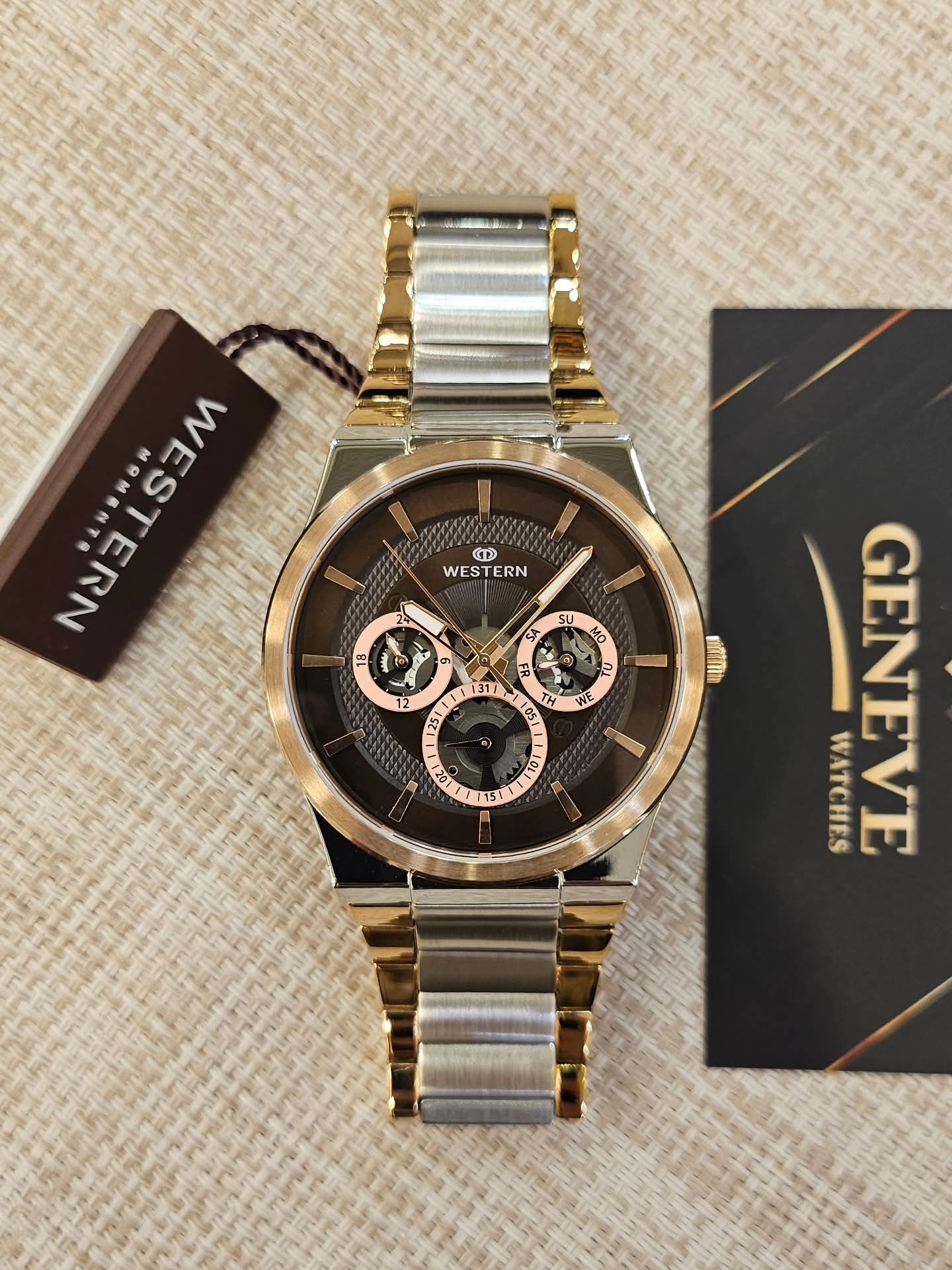 WESTERN - W1860GSP010Q - BROWN - ROSE GOLD - MEN - Image 2