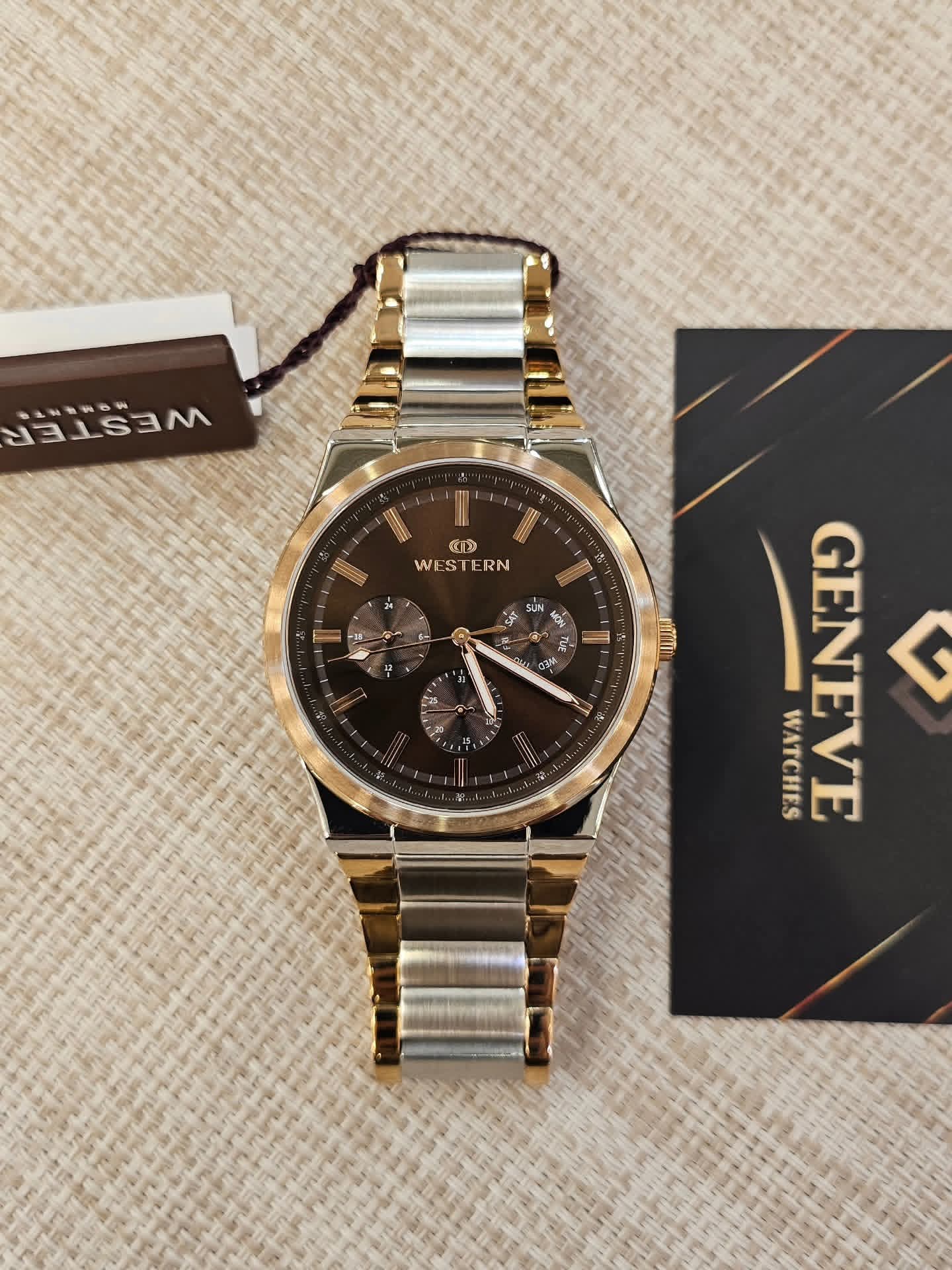 WESTERN - W1851GSP010Q - BROWN - ROSE GOLD - MEN - Image 2