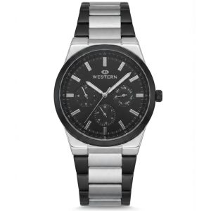 WESTERN - W1851GSB010C - BLACK DIAL - MEN