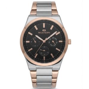 WESTERN - W1851GSP010C - BLACK DIAL - ROSE GOLD - MEN